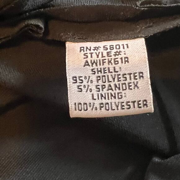 Melrose Womens Black White Colorblock Flutter Sleeve Pleated Sheath Dress Sz 14 - Picture 7 of 7